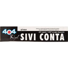 404 Sıvı Conta Siyah 80GR