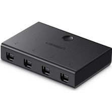 Ugreen 4 Giriş 1 Çıkış USB Km Switch