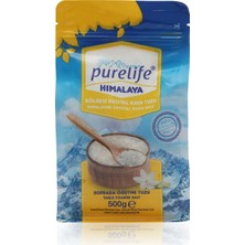 Pure Life Himalaya Tuzu - Granül Kristal Kaya Tuzu Beyaz - 500g