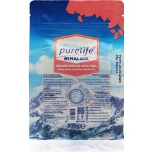 Pure Life Himalaya Tuzu - İnce İyotlu Kristal Kaya Tuzu Pembe 500g