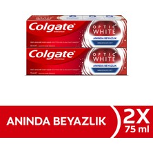 Colgate Optik Beyaz Anında Beyazlık Diş Macunu 75 ml x 2 Adet
