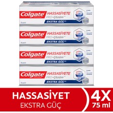 Colgate Hassasiyete Pro Çözüm Extra Güç Diş Macunu 75 ml x 4 Adet