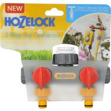 Hozelock 2252H Çift Yönlü Vanalı Musluk Bağlantısı  1/2" - 3/4" - 1"