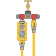 Hozelock 2252H Çift Yönlü Vanalı Musluk Bağlantısı  1/2" - 3/4" - 1"