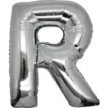 Niyet R Silver Harf Folyo Balon 90 cm