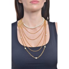 Labalaba Kadın Tasarım Kombin Kolye