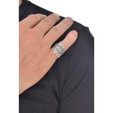 Labalaba Erkek Antik Gümüş Kızılderili Yüzük