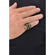 Labalaba Erkek Bronze Kurukafa Yüzük