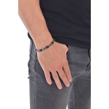 Labalaba Erkek Mat Onıks Doğaltaş Bileklik