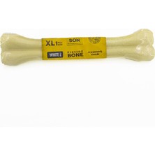Delibon 27 cm Deri Köpek Çiğneti Pres Kemik 1 x 27 cm Beyaz