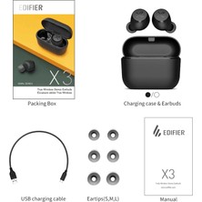 Edifier X3 TWS Bluetooth 5.0 Kulaklık Siyah