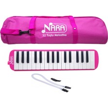 Nara 32 Tuşlu Çantalı Melodika - Pembe
