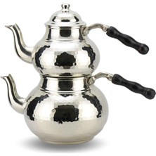 Sonay Bakırcılık Kalın Dövme Topak Bakır Çaydanlık