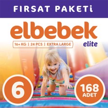 Elbebek Elite Bebek Bezi 6 Numara X Large 168 Adet