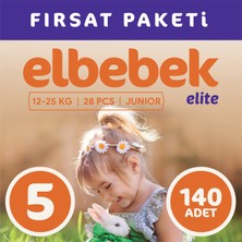Elbebek Elite Bebek Bezi 5 Numara Junior 140 Adet