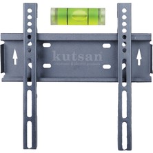 Kutsan SAMSUNG 26" 66 Ekran LCD TV Sabit Duvar Askı Aparatı + Su Terazili