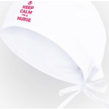 Tasarım Trend Hemşirelere Özel Tasarım Hastane Cerrahi Bonesi Beyaz