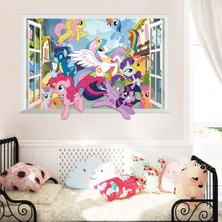 Crystal Kids Pony Midilli Bebek ve Kız Çocuk Odası Duvar Sticker