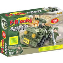 Furkan Toys F-Blocks Asker Seti 118 Parça