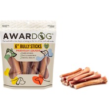 Awardog  Doğal Premium Bully Sticks Köpek Ödül Ürünü XL Jumbo Kalınlık