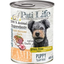 Pati Life Puppy Kuzu Etli 415 gr 12'li