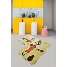 Chilai Home Elefante 2'li Set Banyo Halısı Paspas Seti Djtbanyo