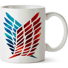 Art Hediye Attack On Titan Modern N Baskılı Kupa Bardak