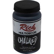 Rich 4580 Multi Decor Chalked Akrilik Boya 250 cc Siyah