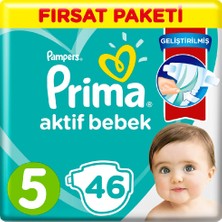 Prima Bebek Bezi 5 Beden Fırsat Paketi 11-16 Kg 46