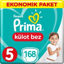 Prima Külot Bebek Bezi 5 Beden Ekonomik Paket 42*4 168