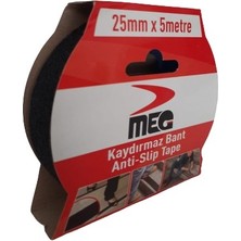 Meg Kaydırmazlık Bandı Safety-Slip Tapes Siyah 25 mm x 5 m