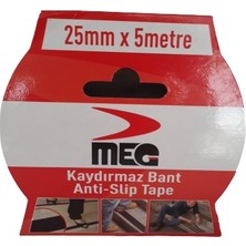 Meg Kaydırmazlık Bandı Safety-Slip Tapes Siyah 25 mm x 5 m
