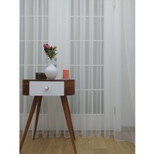 Esse Home Grek Tül Perde - Petek Zemin 100 x 250 Seyrek Pile 1/2