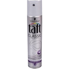 Taft Saç Sprey 250ml Classic (Tüm Saçlar) Gri No:3
