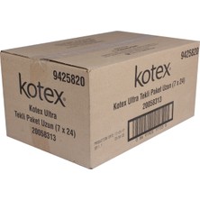 Kotex Ultra Tekli Paket Uzun 7'li Paket-24'lü Koli