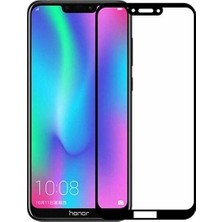 Tekno Grup Honor 8c Tam Kaplayan 9H Fiber Nano Ekran Koruyucu Siyah