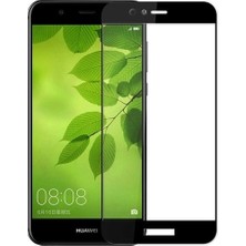 Tekno Grup Huawei Y7 2018 Tam Kaplayan 9H Fiber Nano Ekran Koruyucu Siyah