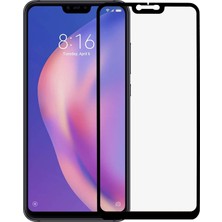 Tekno Grup Xiaomi Mi 8 Lite Tam Kaplayan 9H Fiber Nano Ekran Koruyucu Siyah