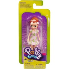 Polly Pocket ve Arkadaslari Serisi Lila Pembe Elbiseli FWY19-GKL30
