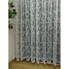 Esse Home Özel Örme Dokulu Tül Perde 100 x 250 Sık Pile 1/3