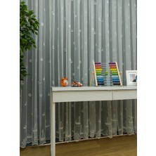 Esse Home Yelkenli Çapa Desenli Çocuk Odası Tül Perde 100 x 250 Seyrek Pile 1/2