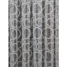 Esse Home Spor Desen Fransız Dantel Tül Perde 100 x 200 Seyrek Pile 1/2