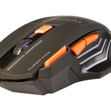 MF Product Strike 0119 Kablolu Rgb Gaming Mouse + Mouse Pad Turuncu