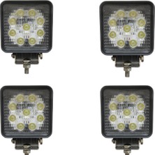 Emir 12V/24V Off Road LED 4 Adet