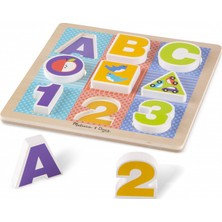 Melissa&Doug Chunky Puzzle - ABC 123