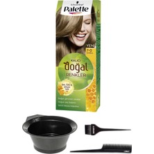 Palette Naturel Saç Boyası 7-0 Bal + Saç Boyama Seti