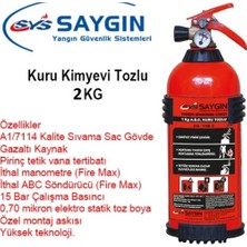 Saygın Yangın 2 kg Kkt(Kuru Kim.toz)Ysc %40'lık Map