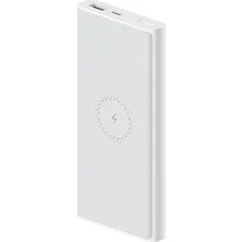 Xiaomi 10000 mAh PD 10W Kablosuz Taşınabilir Hızlı Şarj Cihazı - Qi Power Delivery Powerbank - Beyaz