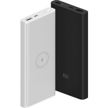 Xiaomi 10000 mAh PD 10W Kablosuz Taşınabilir Hızlı Şarj Cihazı - Qi Power Delivery Powerbank - Beyaz