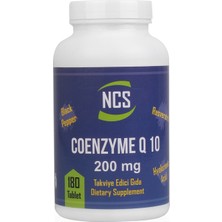 Ncs Coenzyme Q10 200 mg 180 Tablet Kırmızı Ginseng 120 Tablet